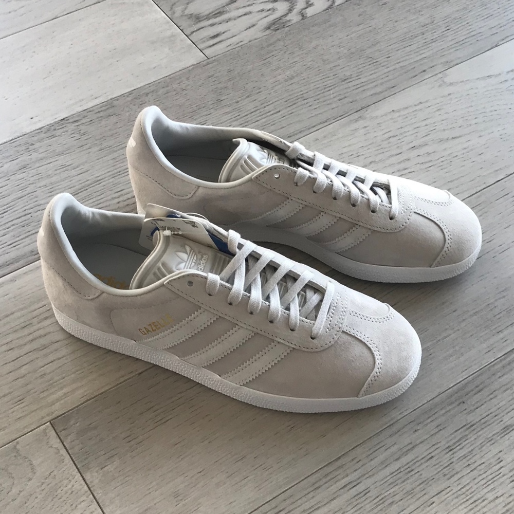 Adidas Gazelle - Stitch and Turn - Grey Suede